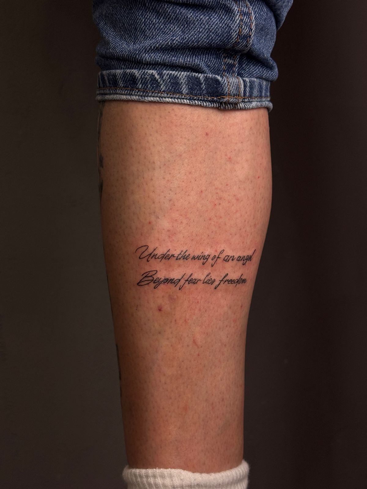 Lettering tattoo